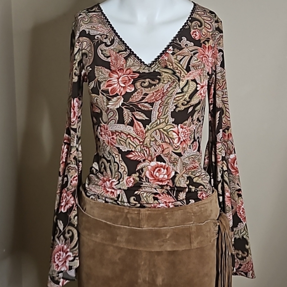 C'est Moi Vintage Style 70s Blouse